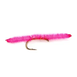 Fulling Mill Vernille San Juan Worm Pink Shop Flies