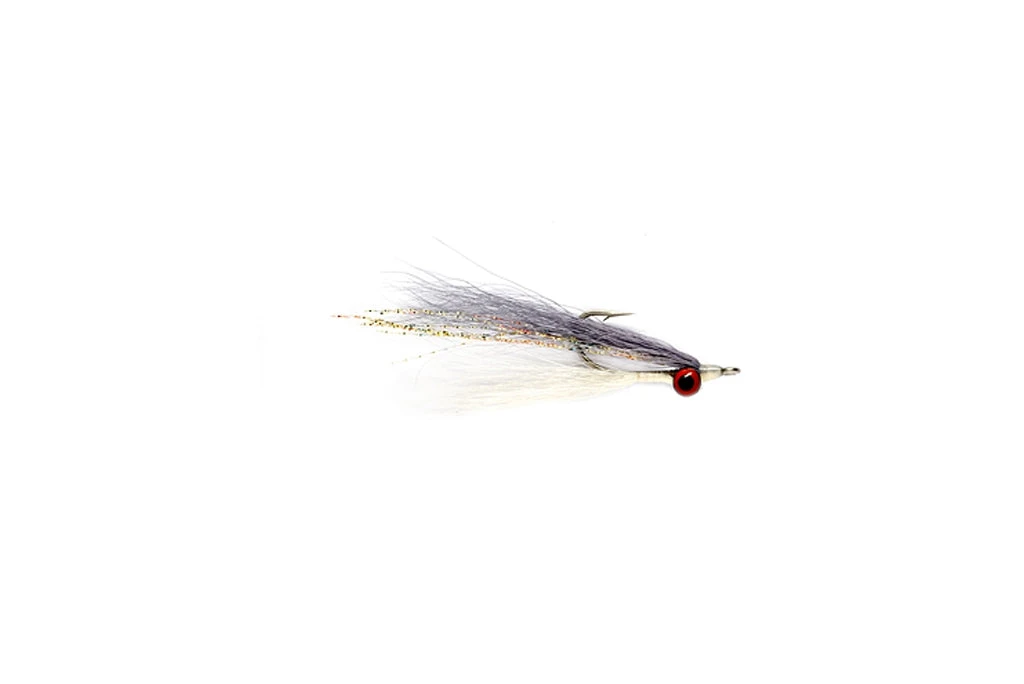 Fulling Mill Clouser Minnow Gray & White Shop Flies 3 Fulling Mill Clouser Minnow Gray & White Shop Flies