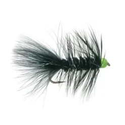 Umpqua Hot Bead Bugger Black/Fl. Orange