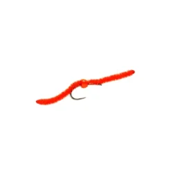 Fulling Mill TUNGSTEN BELLY WORM RED BARBLESS Shop Flies