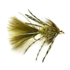 Fulling Mill Shop Flies TH Rubber Legged Bugger Olive