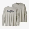 Patagonia Men's Long-Sleeved Capilene Cool Daily Fish Graphic Shirt Clothing & Logo Gear