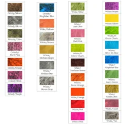 Whiting Mini Bird Fur Feathers & Marabou