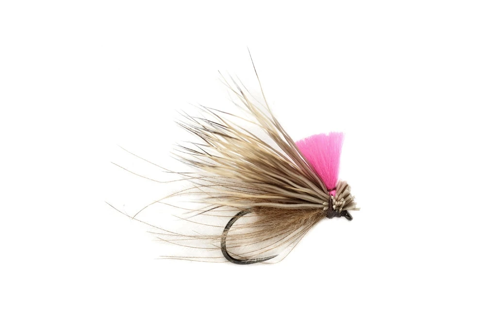 Fulling Mill Hi Viz Pink CDC & Elk Shop Flies 3 Fulling Mill Hi Viz Pink CDC & Elk Shop Flies