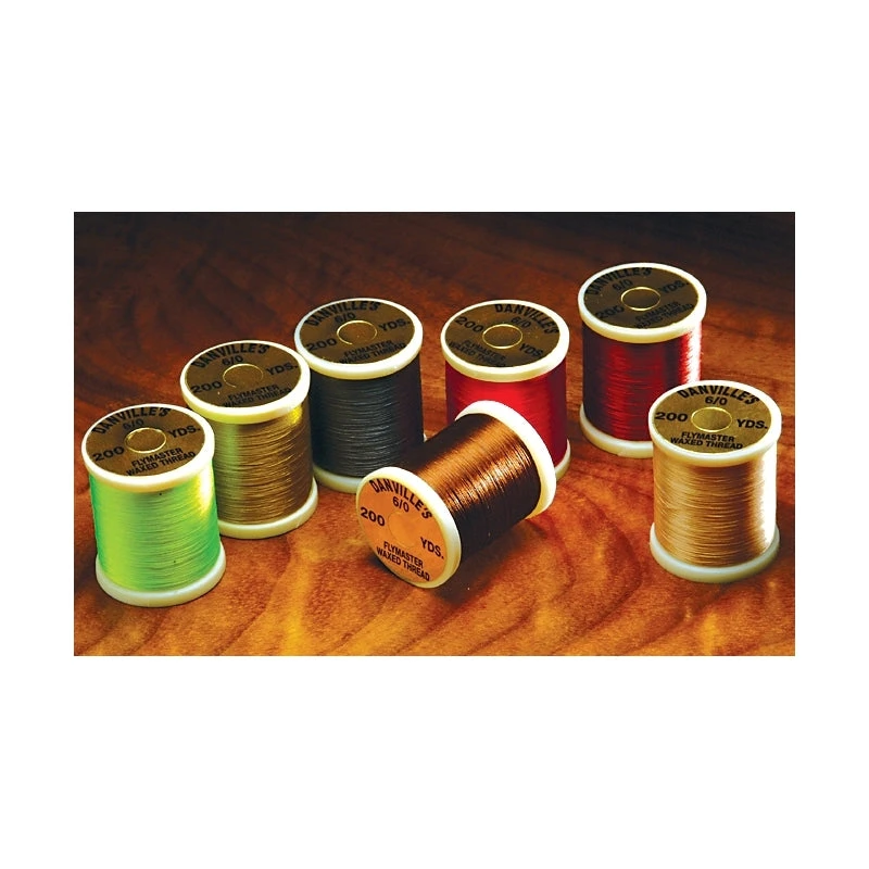 Hareline Danville Flat Waxed Nylon Thread - 70 Denier 3 Hareline Danville Flat Waxed Nylon Thread - 70 Denier