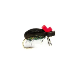 Fulling Mill Shop Flies Hi Vis Black Foam Beetle
