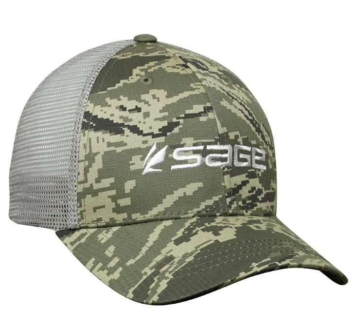 Sage Digi Camo Mesh Back Hat Hats 3 Sage Digi Camo Mesh Back Hat Hats