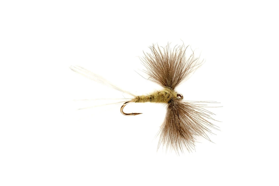 Fulling Mill Shop Flies Olive Spinner CdC 3 Fulling Mill Shop Flies Olive Spinner CdC