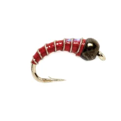 Fulling Mill Shop Flies Red Mirage Zebra Midge