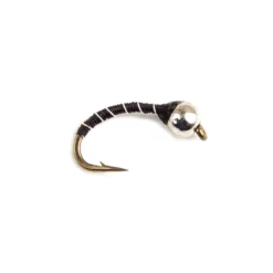 Fulling Mill Black Zebra Midge(TBH) Shop Flies