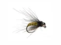 Fulling Mill Shop Flies Callies Jiggable Caddis Olive