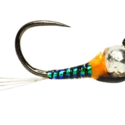 Fulling Mill Tungsten Bomb Pearl & Orange Jig Shop Flies