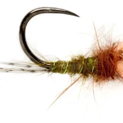 Fulling Mill Roza's Olive Nymph - Barbless