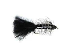 Fulling Mill Shop Flies Cone Head Flash Bugger Black