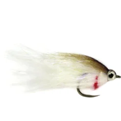 Fulling Mill Shop Flies Baby Fat Minnow Olive & White