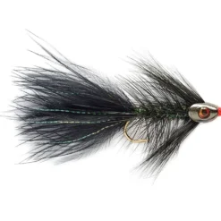 Fulling Mill Shop Flies Wooly Bugger Black Skullhead