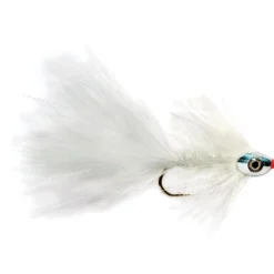 Fulling Mill Shop Flies Wooly Bugger White Skullhead