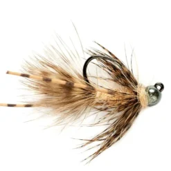 Fulling Mill Tungsten Jig Bugger - Tan - Barbless