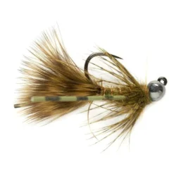 Fulling Mill Tungsten Jig Bugger - Olive - Barbless Shop Flies