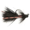 Fulling Mill Shop Flies Tungsten Jig Bugger - Black - Barbless