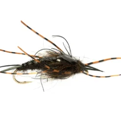 Fulling Mill Shop Flies Tungsten Nemec Stone Nymph Black