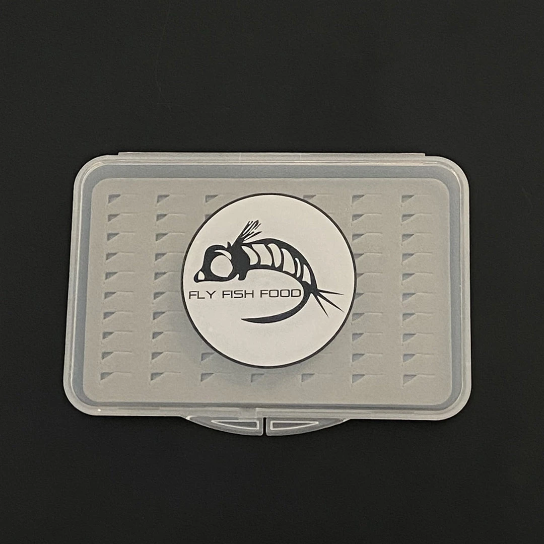 Adamsbuilt FLY FISH FOOD LOGO FLY BOX, SUPER SLIM - EASY GRIP FOAM - X-SMALL 3 Adamsbuilt FLY FISH FOOD LOGO FLY BOX, SUPER SLIM - EASY GRIP FOAM - X-SMALL