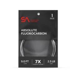 Scientific Anglers Absolute Fluorocarbon Tapered Leader - 12ft Tippet Leader & Accessories
