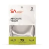Tippet Leader & Accessories Scientific Anglers Absolute Trout Tapered Leader - 3 Pack