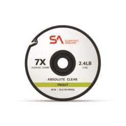 Tippet Leader & Accessories Scientific Anglers Absolute Clear Trout Tippet - 30m