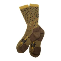 Rep Your Water Clothing & Logo Gear RepYourWater Trout Socks - Brown Trout Edition