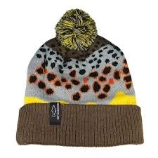 Rep Your Water Hats RepYourWater Brown Trout Skin Knit Beanie 2.0