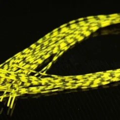 Hareline Synthetic Fibers & Flash Barred Rubber Legs