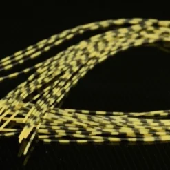 Hareline Synthetic Fibers & Flash Barred Rubber Legs