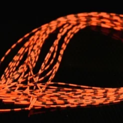 Hareline Synthetic Fibers & Flash Barred Rubber Legs