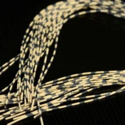 Hareline Synthetic Fibers & Flash Barred Rubber Legs