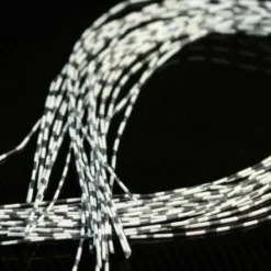 Hareline Synthetic Fibers & Flash Barred Rubber Legs