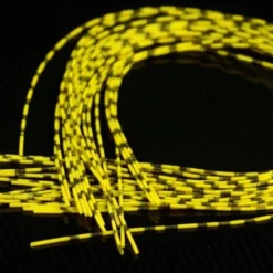 Hareline Synthetic Fibers & Flash Barred Rubber Legs