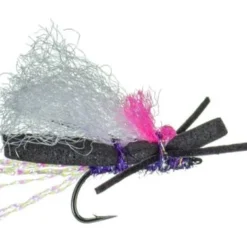 MFC Dry Flies Hi-Vis Micro Chubby - Black/Purple