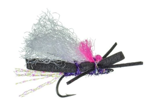 MFC Dry Flies Hi-Vis Micro Chubby - Black/Purple 3 MFC Dry Flies Hi-Vis Micro Chubby - Black/Purple