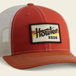 Howler Brothers Howler Bros Standard Hats - Howler Electric Stripe: Brick/Stone