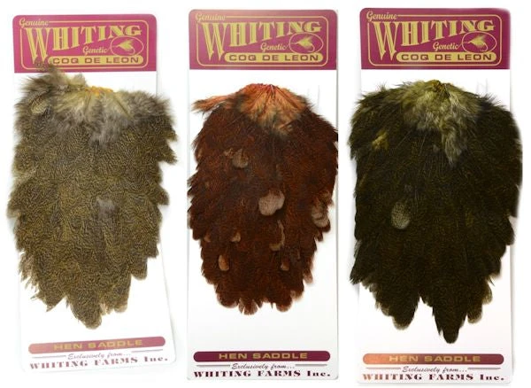 Whiting Coq De Leon Hen Saddle Hackle 3 Whiting Coq De Leon Hen Saddle Hackle