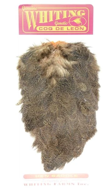 Whiting Coq De Leon Hen Saddle Hackle 8 Whiting Coq De Leon Hen Saddle Hackle