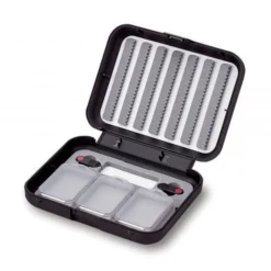 Angler Sport Group Fly Boxes C&F Design Small 7-Row Fly Box With Ultra Midge Size Threaders