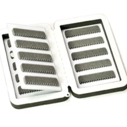 Angler Sport Group Fly Boxes C&F Design Super-Small 10-Row Ultra-Lite Fly Box With Flip Page