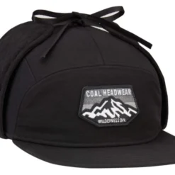 Coal Tracker Flannel Lined 5 Panel Earflap Cap Hats