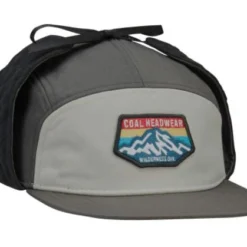 Coal Tracker Flannel Lined 5 Panel Earflap Cap Hats