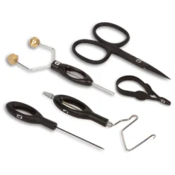 Loon Core Fly Tying Tool Kit - Black Tools & Vises