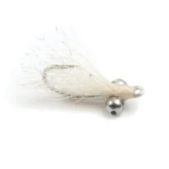 Fulling Mill Shop Flies Crazy Charlie Shallow - White