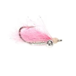 Fulling Mill Shop Flies Crazy Charlie Tailing - Pink