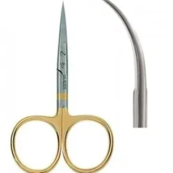 Hareline Dr. Slick Curved All Purpose Scissors, 4"